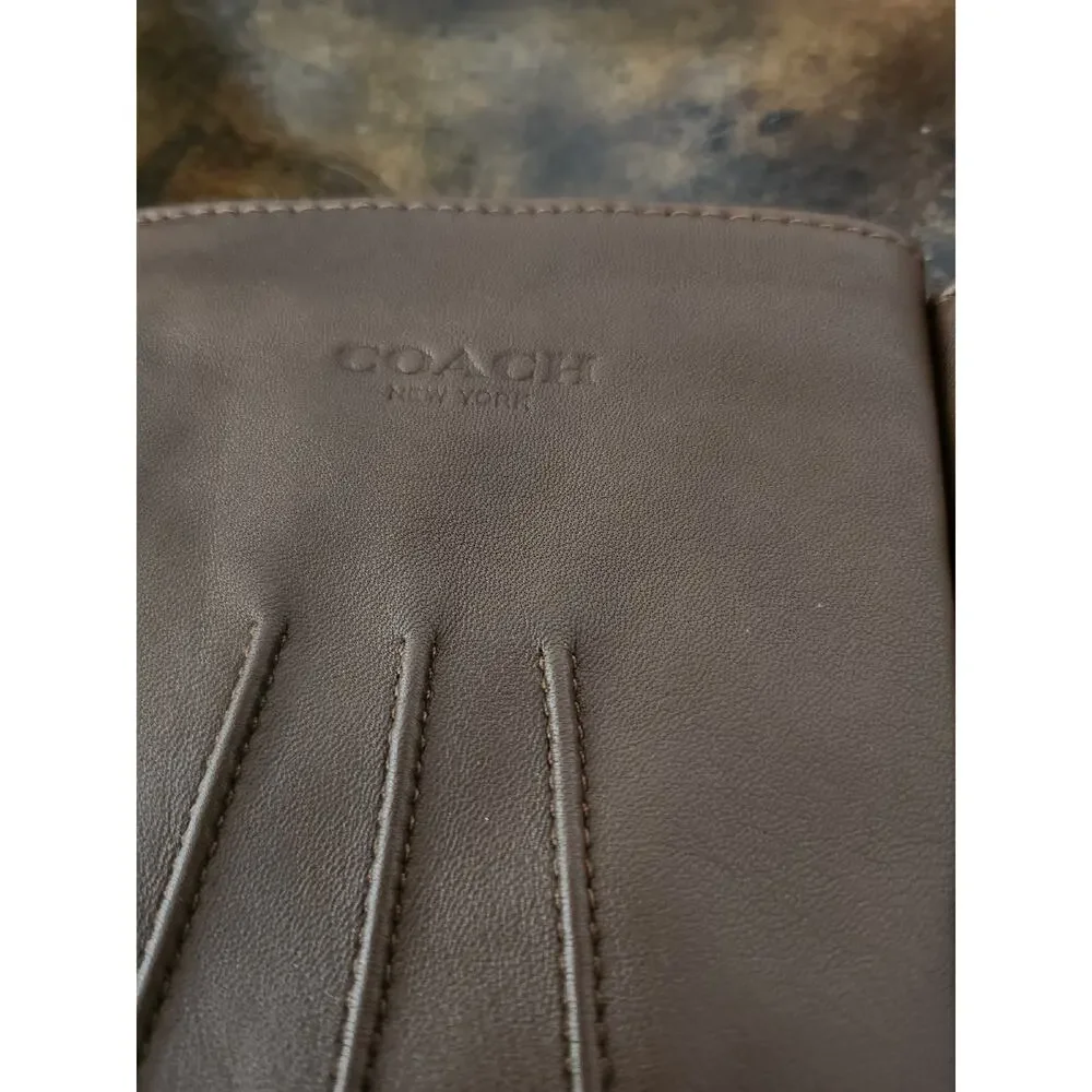 Coach Leather Gloves size S